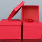 red cube box